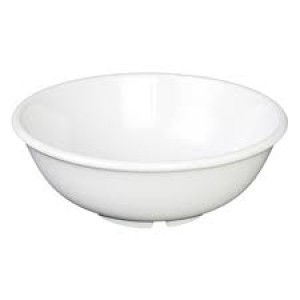 Melamine Bowl White 18cm