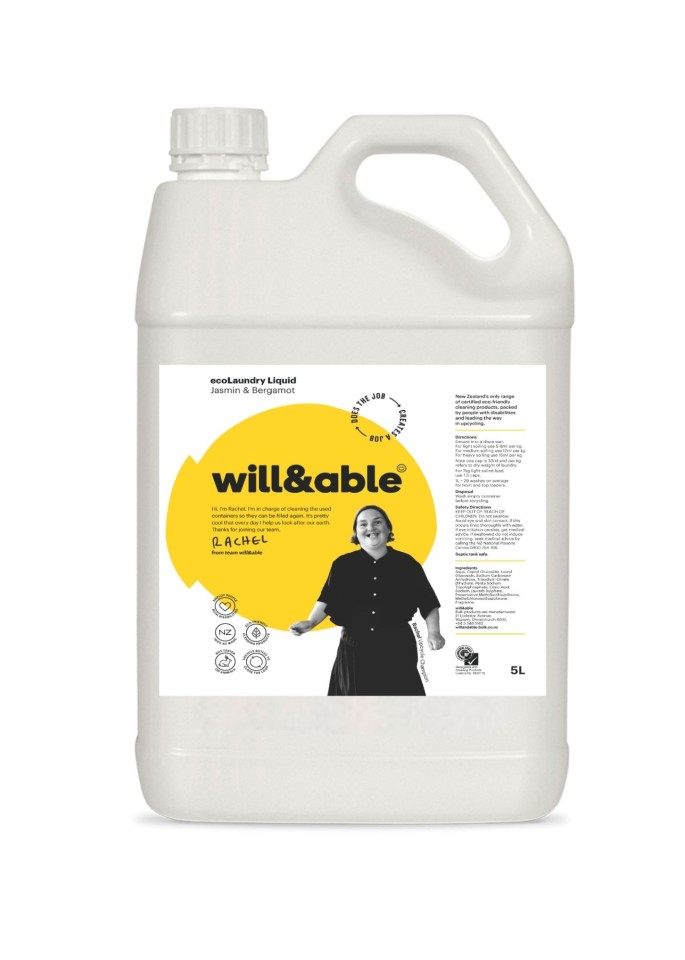 will&able ecoLaundry Liquid 5 Litre