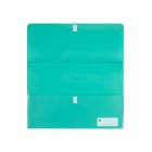 Marbig Polypick Document Wallet Polypropylene Hook And Loop Closure Foolscap Green image