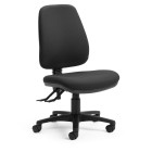 Nova Task Chair 3 Lever High Back Black Fabric   image