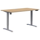 Pryme Electric Desk 1800x800 Classic Oak Silver image
