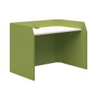 Sonic Focus Desk Acoustic 850h x 1200l x 800d Banana Green Snow image