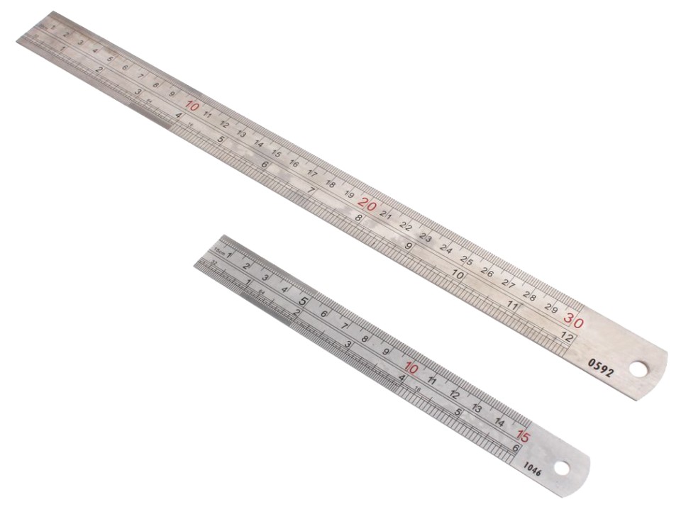 Metal Detectable Stainless Steel 12 Inch 300mm Ruler