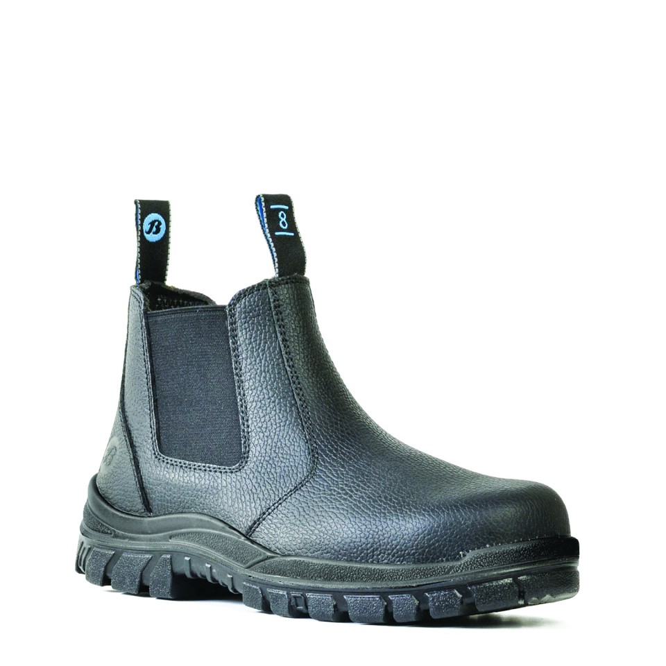 Bata Hercules Black Slip On Safety Boot