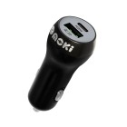 Moki Car Charger Pd Type-c 20w + Usb Qc 3.0 image