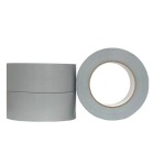 Industrial Grade Rayon Cloth Hot Melt Rubber Tape 48mm x 30m Silver Roll image