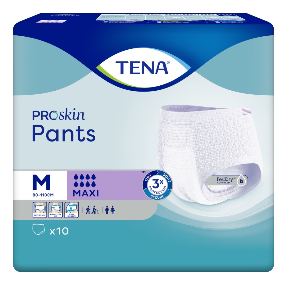 Tena Pants Maxi Medium Pack of 10