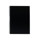 NXP Spiral Notebook Hard Cover Ruled A4 200 Pages Black image