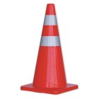 Orange Hi-vis Traffic Cone With Reflective Band 900m image