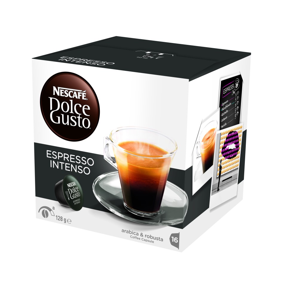 Nescafe Dolce Gusto Coffee Capsules Espresso Intenso Pack 16