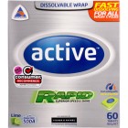 Active Rapid Dishwasher Tablets Lime with Baking Soda Pack of 60