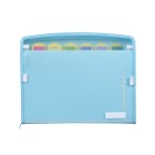 Colourhide Expanding File Zip It Sky Blue image