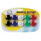 Quartet Magnetic Buttons 30mm Assorted Colours Pack 10 image