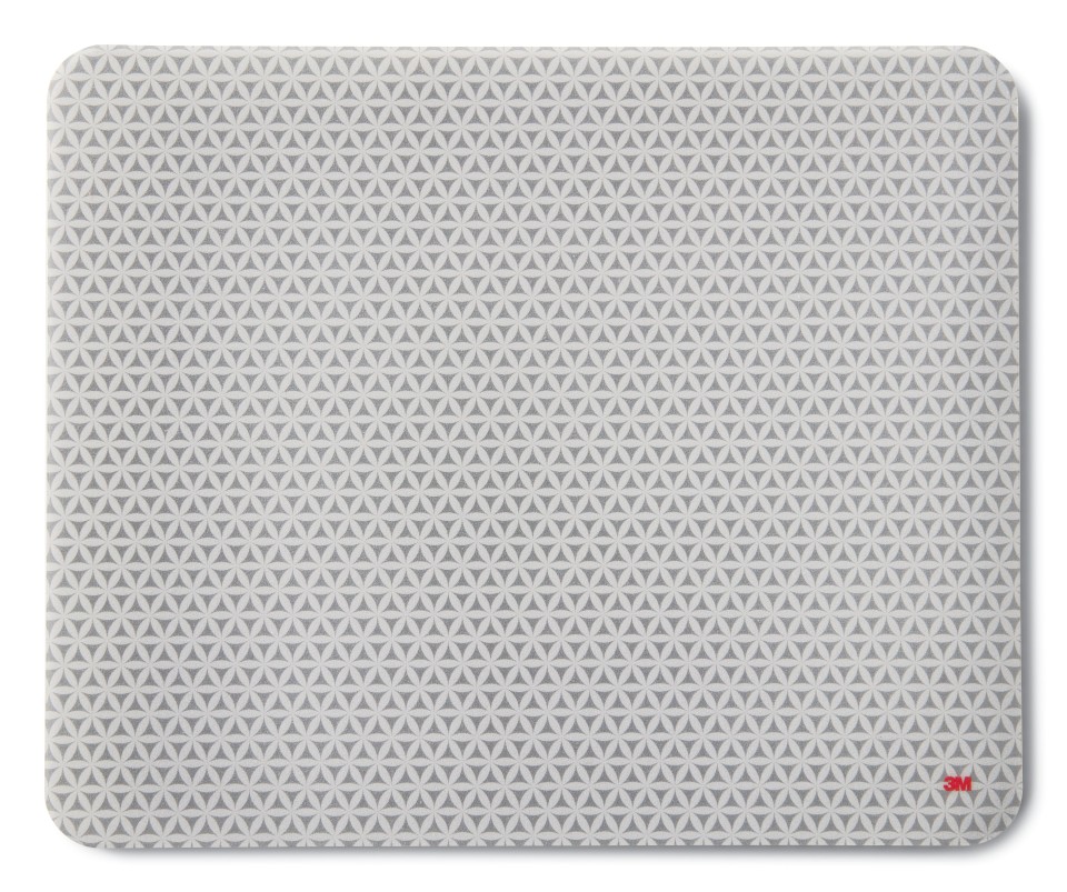 3M Mp200ps Precise Mouse Pad With Repositionable Adhesive Backing And Battery Saving Design