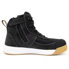 Boot Dune Low Cut Zip Side Lace Up Black image