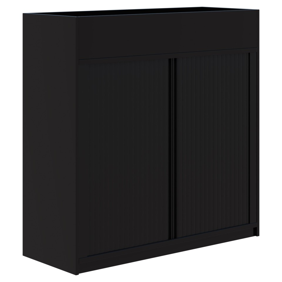 Rapid Tambour/planter Unit 1200h X 1200l Black