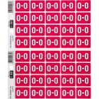 Filecorp C-Ezi Lateral File Labels Alpha Letter O 24mm Sheet 40