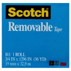 Scotch Removable Tape 19mm X 32.9m image