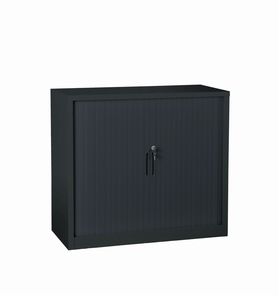 Milano Steel Tambour 1200Wx1020Hmm Black 