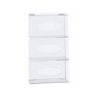 Pacific Dis-hy3 Triple Glove Dispenser Clear Perspex image