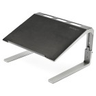 Startech Adjustable Laptop Stand Steel & Aluminum Tilted image