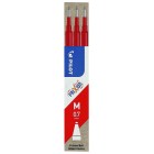 Pilot Frixion Rollerball Gel Pen Refill For Ball And Clicker 0.7mm Red Pack 3 image