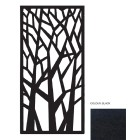 Acoustic Hanging Carved Panel 1200Wx2400Hmm Design 1 Black image