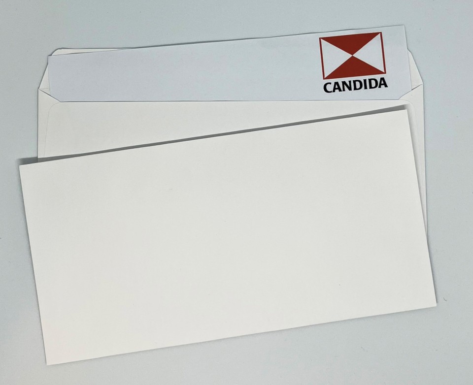 Candida Standard Envelope Peel & Seal DLE 114x225mm White Box 500