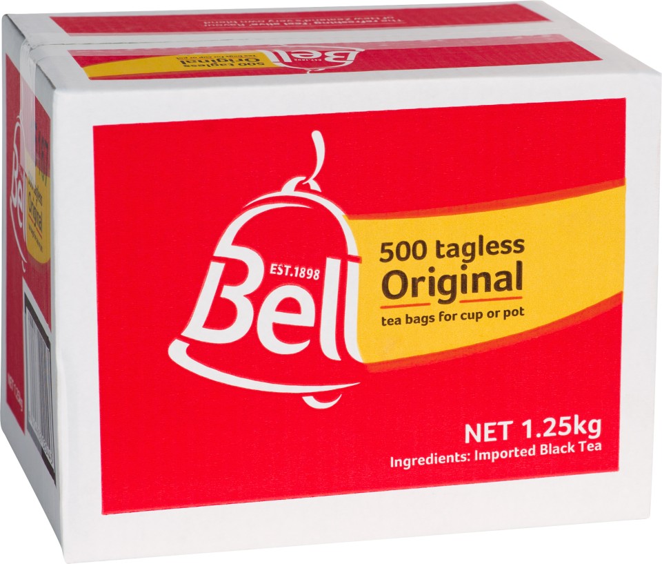 Bell Tea Original Tea Bags Tagless Box 500