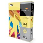 Paperline Colours Tinted Copy Paper 80gsm A4 Yellow Ream 500 image