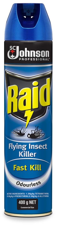 Raid Flying Insect Killer Odourless 400g