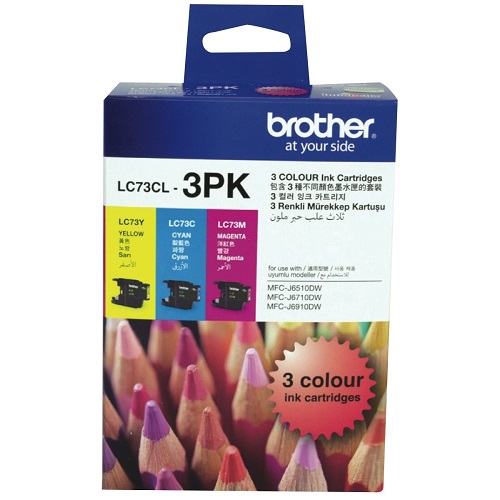 Brother Ink Cartridges LC73CL-3PK 3 Colour