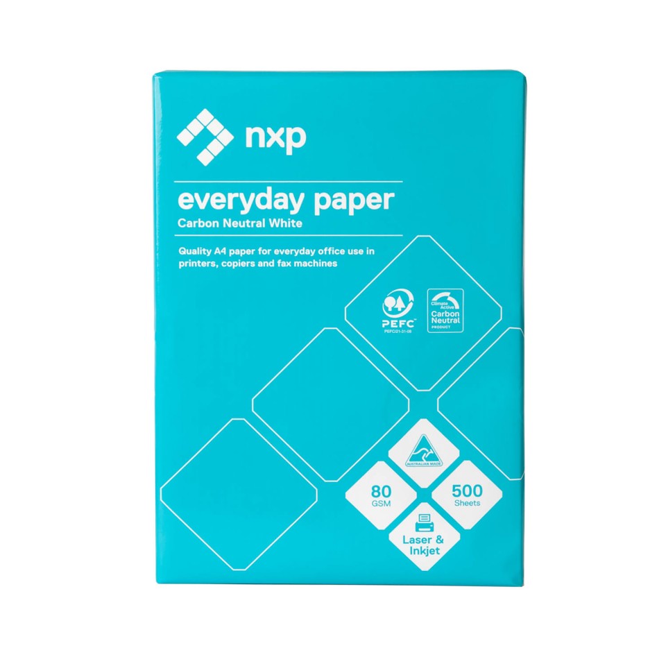 NXP Everyday Carbon Neutral White Copy Paper A3 80gsm (500) Box of 3