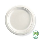 BioPak Round Plant Fibre Plates 230mm 9" Pack of 125 image