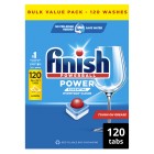 Finish Power Essential Dishwashing Tablets Lemon Sparkle Pack 120 image