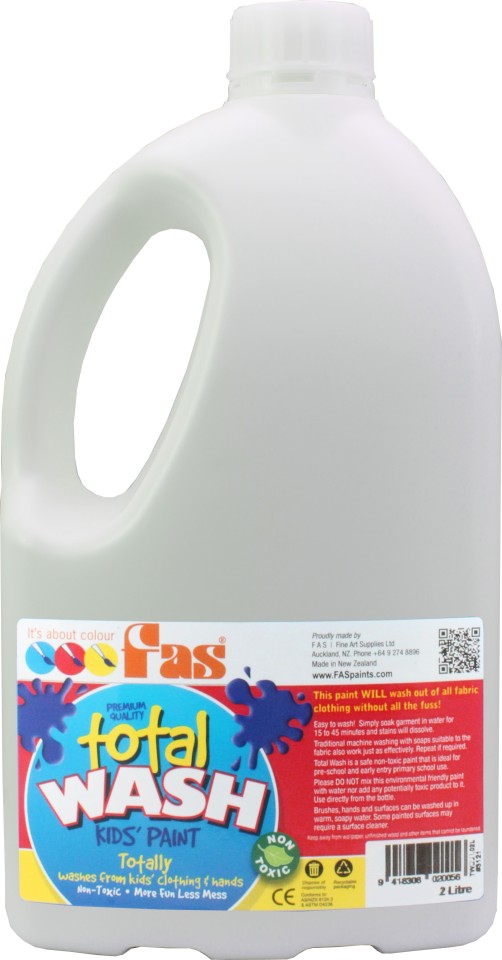 FAS Total Wash Poster Paint 2 Litre