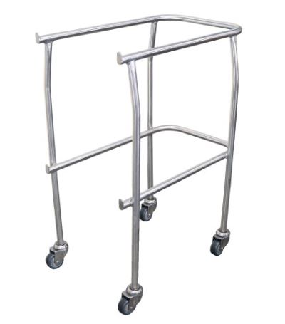 Tote Bin 2 Tier Powder Coated Steel Trolley 