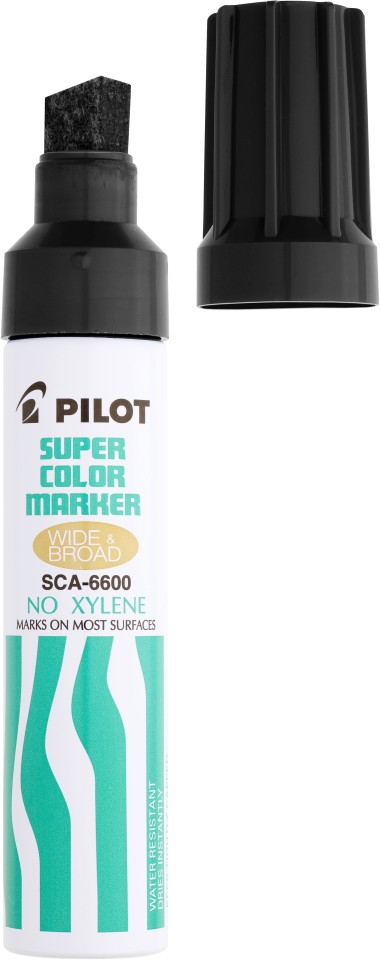 Pilot Permanent Marker Jumbo Chisel Tip 3-12.5mm Black