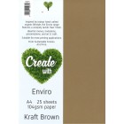Create&Innovate Kraft Brown Paper 104gsm A4 Pack 25 image