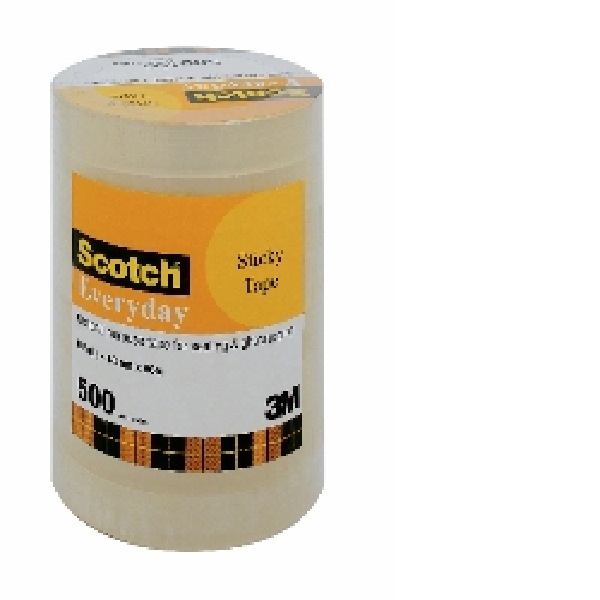 Scotch 500 Office Tape 18mmx66m Pack 8
