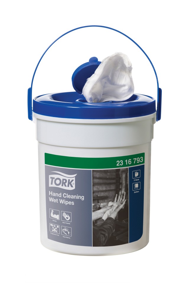 Tork Hand Cleaning Wet Wipes Tub 72