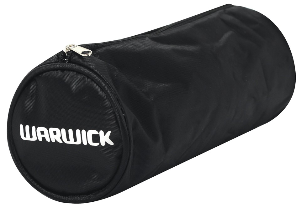 Warwick Pencil Case Barrel Black Large