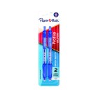Papermate Profile Ballpoint Pen 1.0mm Blue Pack 2 image
