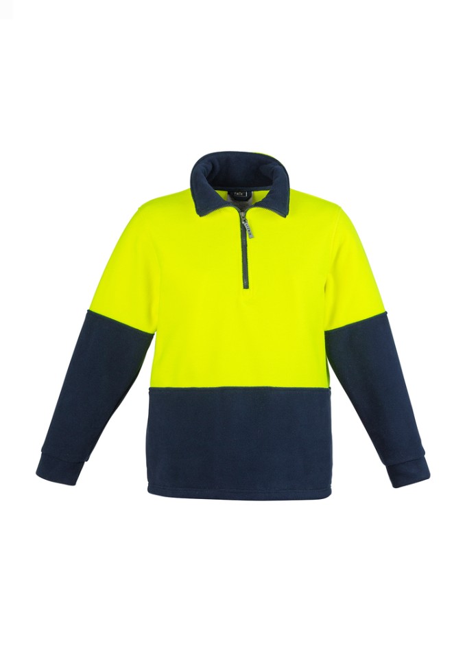 Syzmik Day Only Fleece Jumper Yellow/Navy 3XL