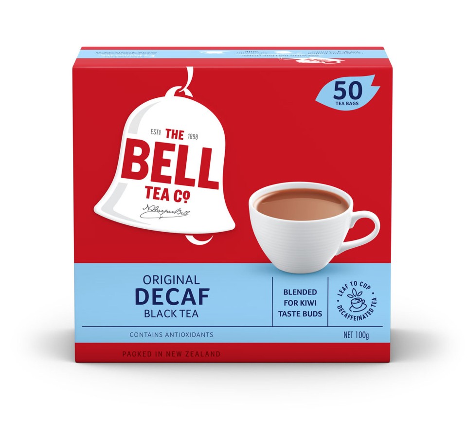 Bell Tea Tea Bags Tagless Decaf Box 50