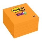 Post-it Super Sticky Notes 654-5SSNO 76x76mm Neon Orange Pack 5 image