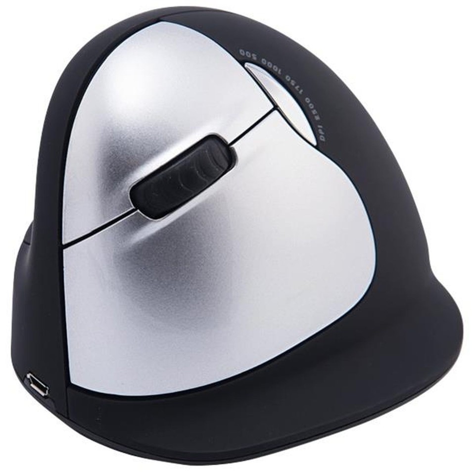 R-go HE Ergo Vertical Wireless Mouse Left Hand Large