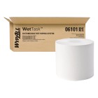 WYPALL WET TASK HYDROKNIT Wipers (6101), Dry Cleaning Cloth Roll, 6 Rolls, 60 White Wipers / Roll image