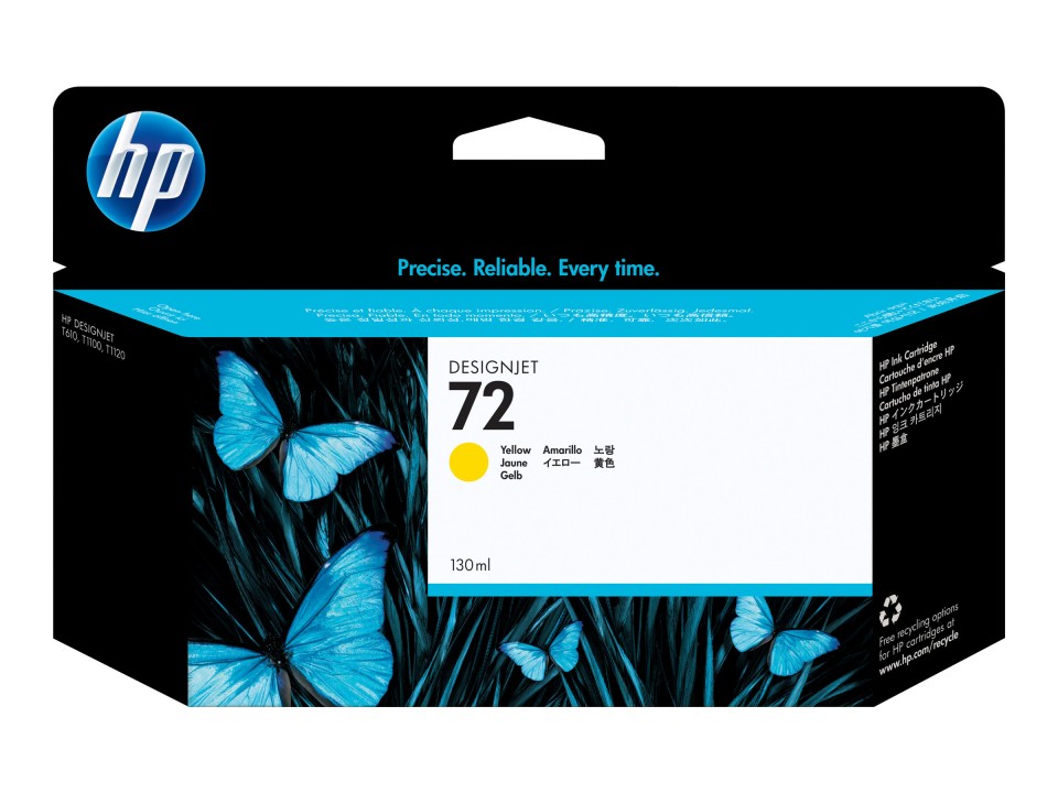 HP 72 Ink Cartridge Yellow