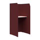 Sonic Focus Standup Pod Acoustic 1800h x 900l x 850d Maroon Snow image